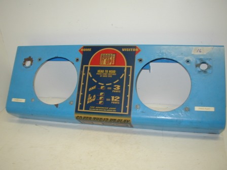 Hoop It Up Control Panel (Item #16) (Paint Is Bubbling) (Rusted Along Top Edge) (Will Need To Be Repainted) $36.99